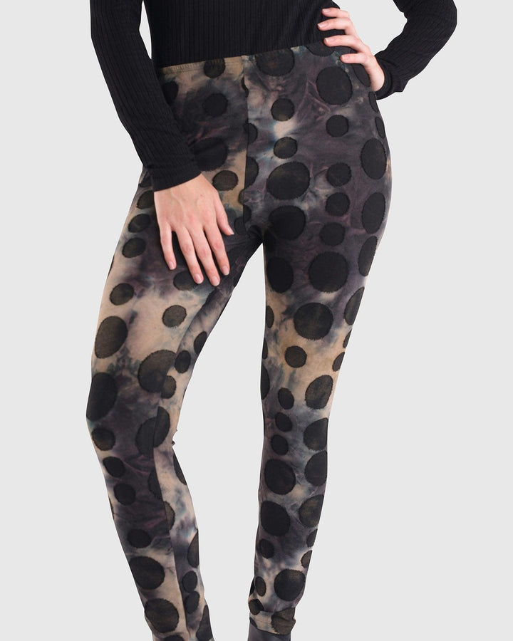 Echo Leggings, Coffee - Alembika Designer Women's Clothing