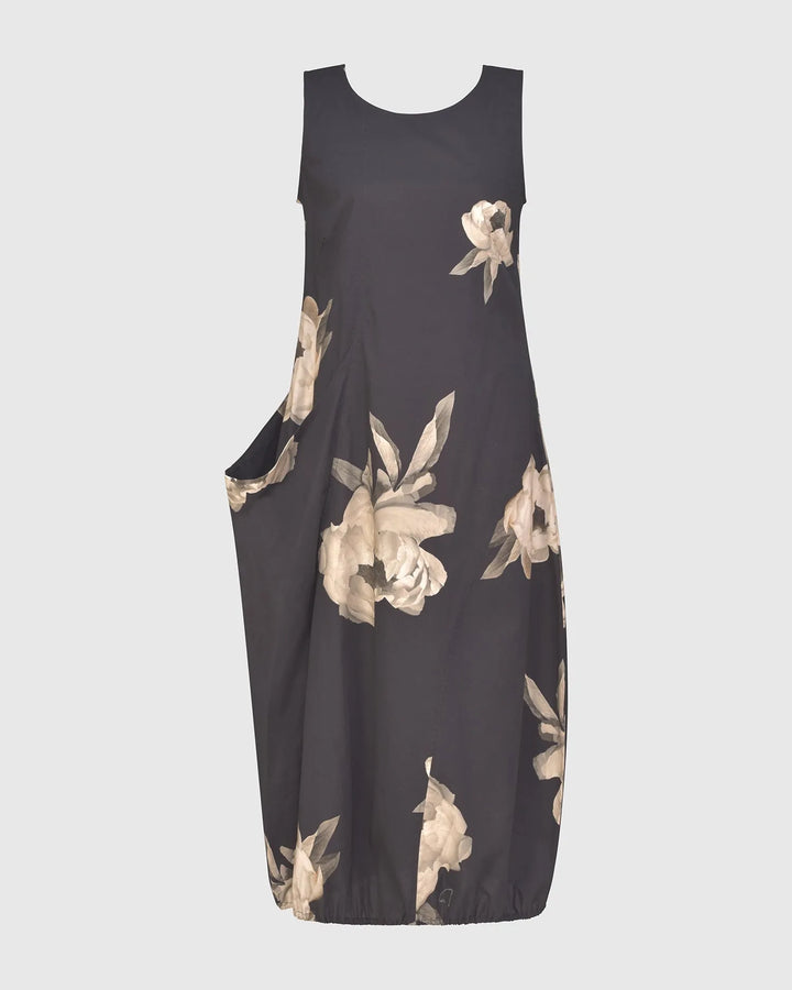 Carla Pocket Dress, Roses