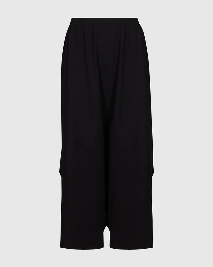 Urban Crop Harem Pants, Black