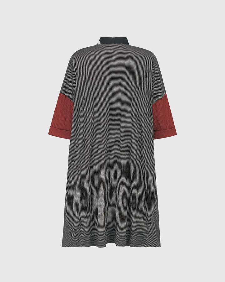 Kat Crinkle Trapeze Top, Red