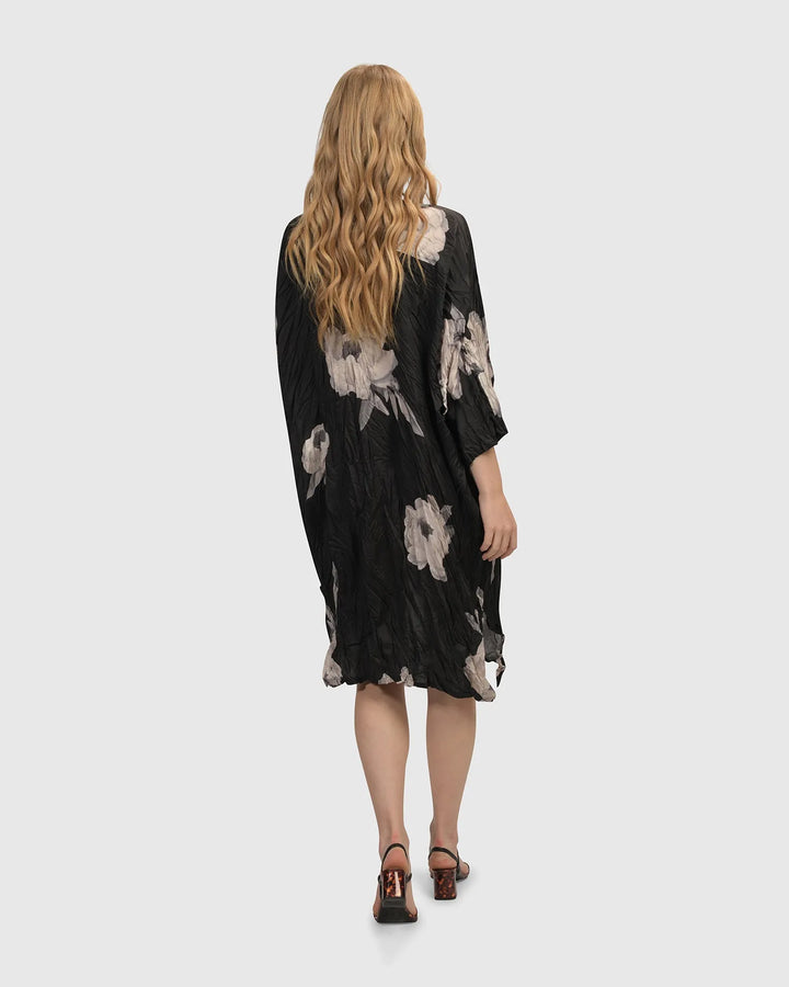 Paige Crinkle Caftan Tunic Dress, Roses