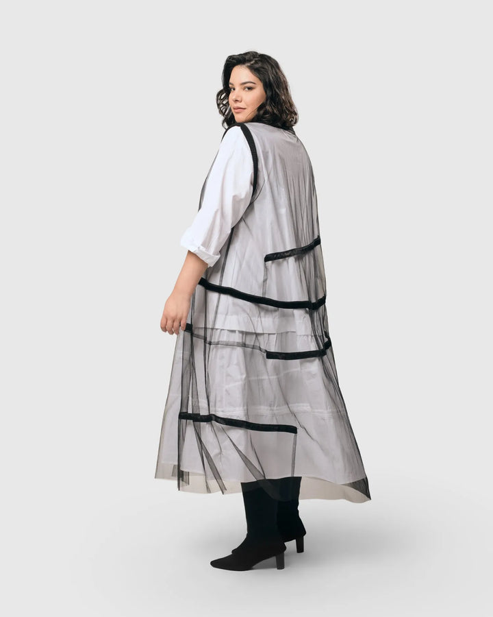 Urban Tulle Maxi Dress, Black