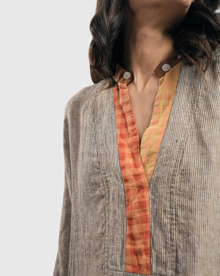 Cool Breeze Linen Maxi Dress, Ecru