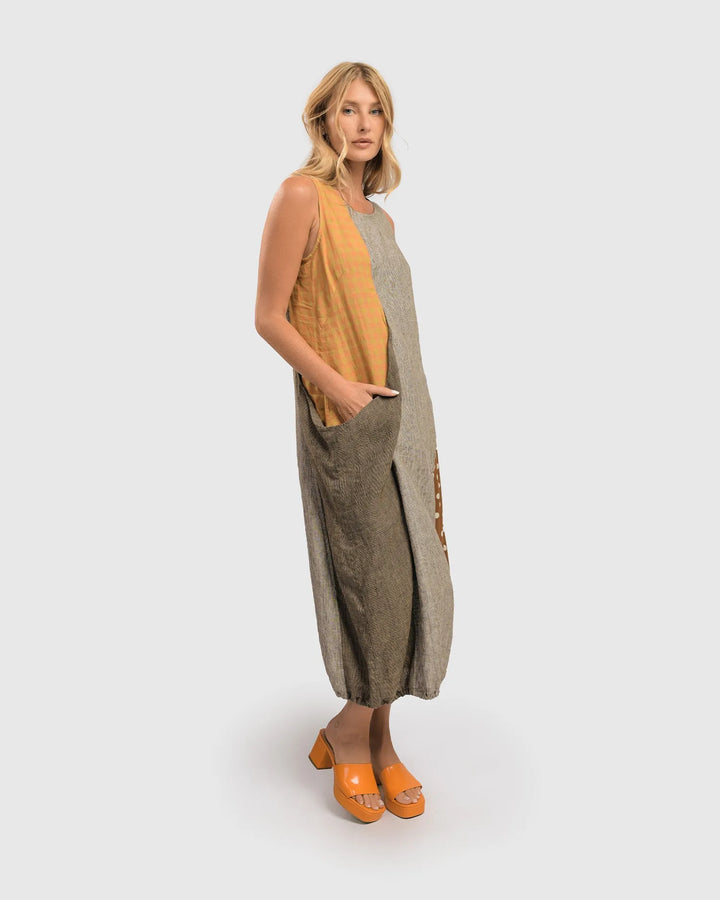 Alicia Sleeveless Wonderful Dress, Mix