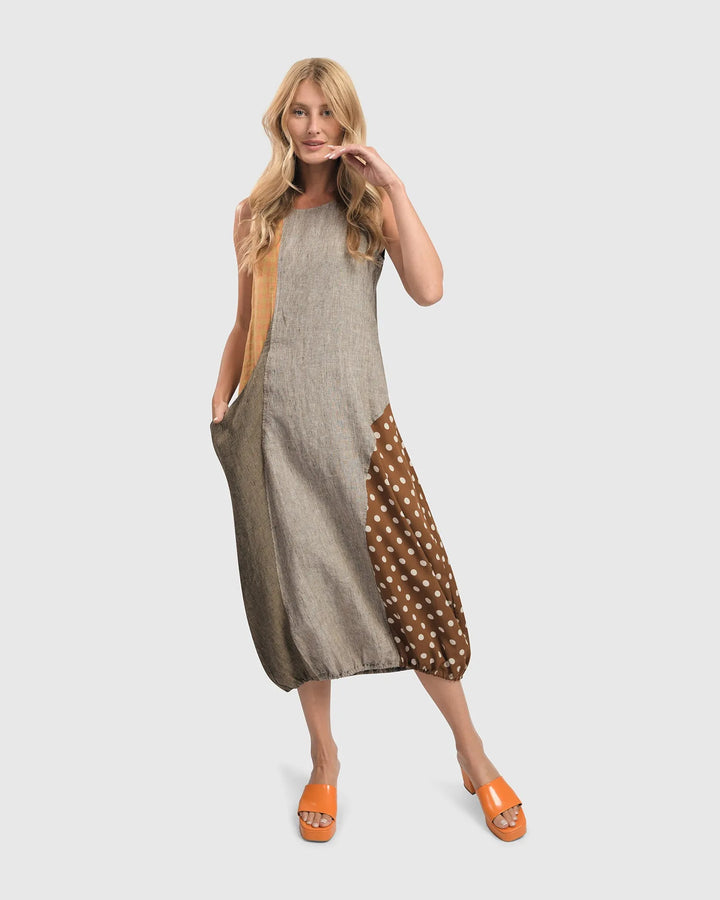 Alicia Sleeveless Wonderful Dress, Mix