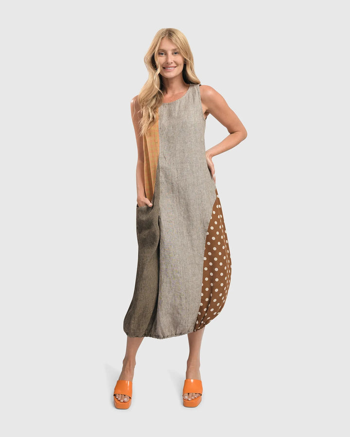 Alicia Sleeveless Wonderful Dress, Mix