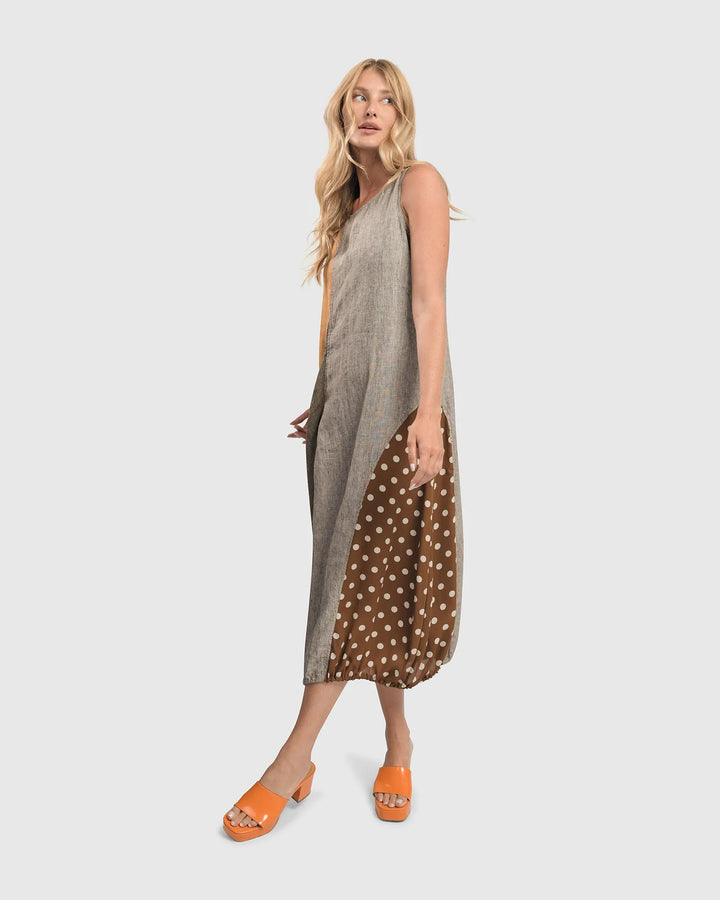Alicia Sleeveless Wonderful Dress, Mix