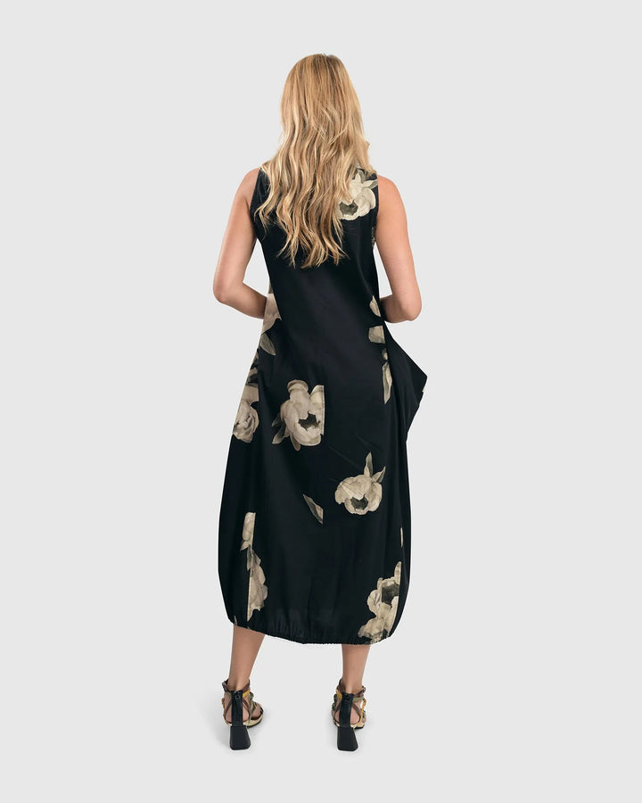 Carla Pocket Dress, Roses