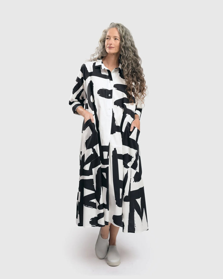 Urban Alana Trapeze Maxi Dress, Marker
