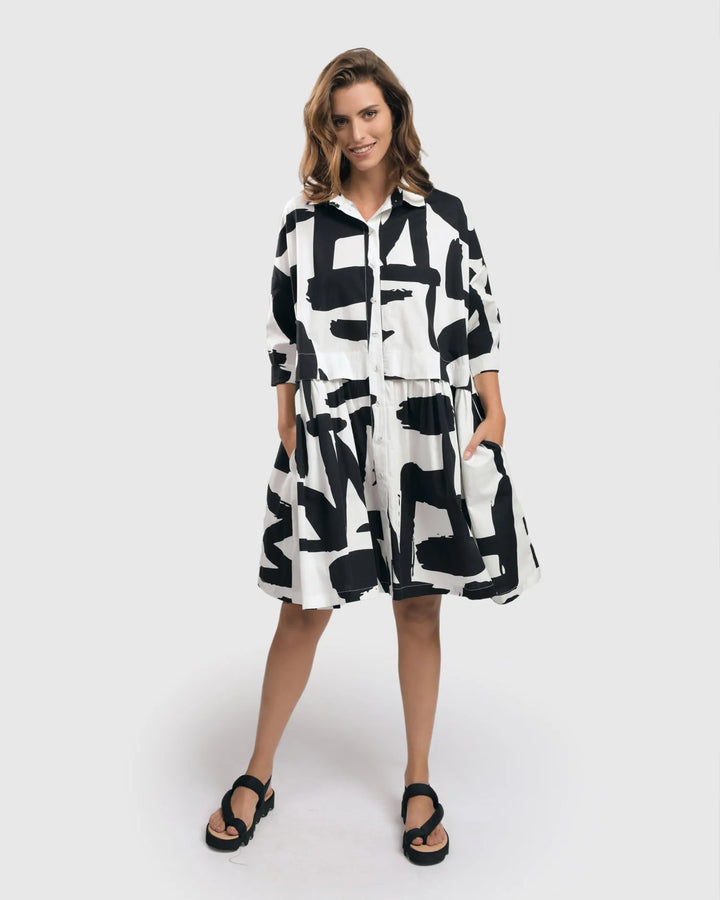 Urban Callie Babydoll Dress, Marker