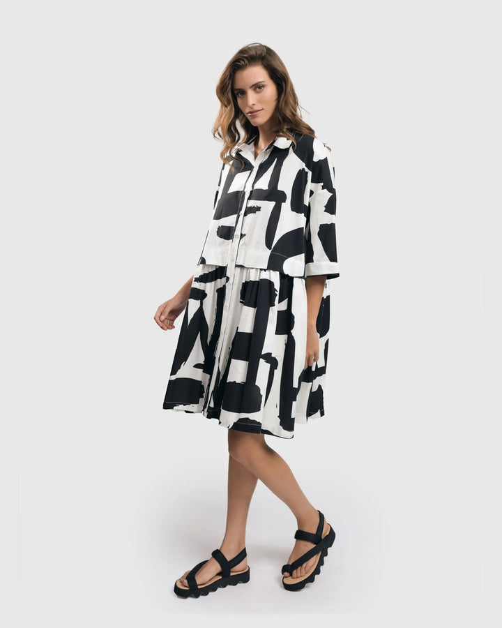 Urban Callie Babydoll Dress, Marker