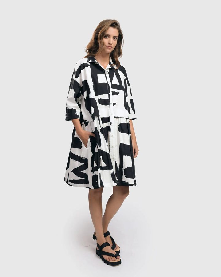 Urban Callie Babydoll Dress, Marker