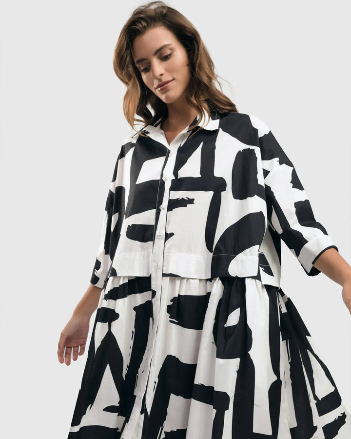 Urban Callie Babydoll Dress, Marker