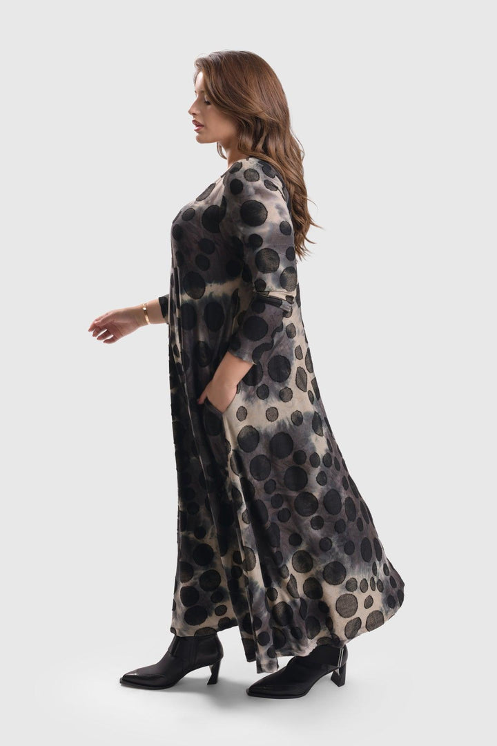 Echo Maxi Dress, Coffee - Alembika Designer Women's Clothing