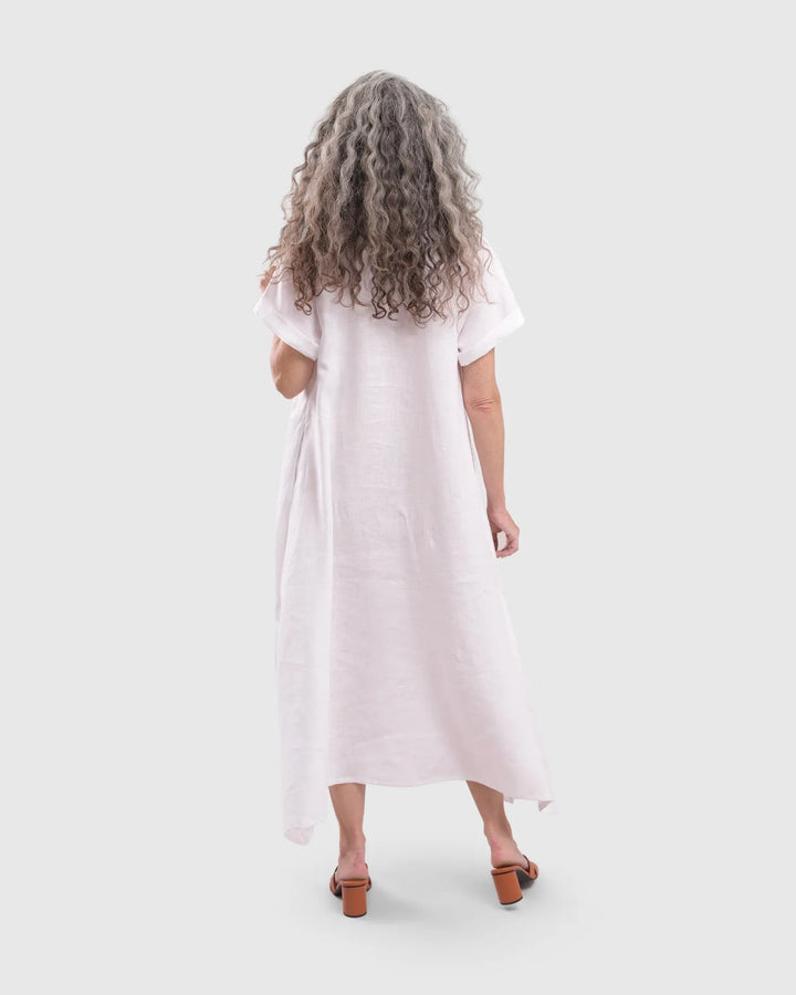 Summer Rose Maxi Dress, White