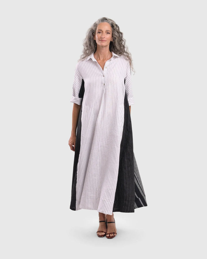 Melange Trapeze Maxi Dress, Multi