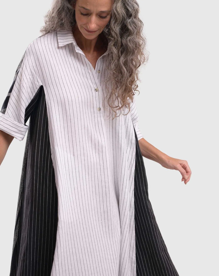 Melange Trapeze Maxi Dress, Multi