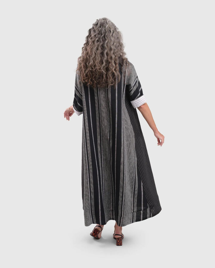 Melange Trapeze Maxi Dress, Multi