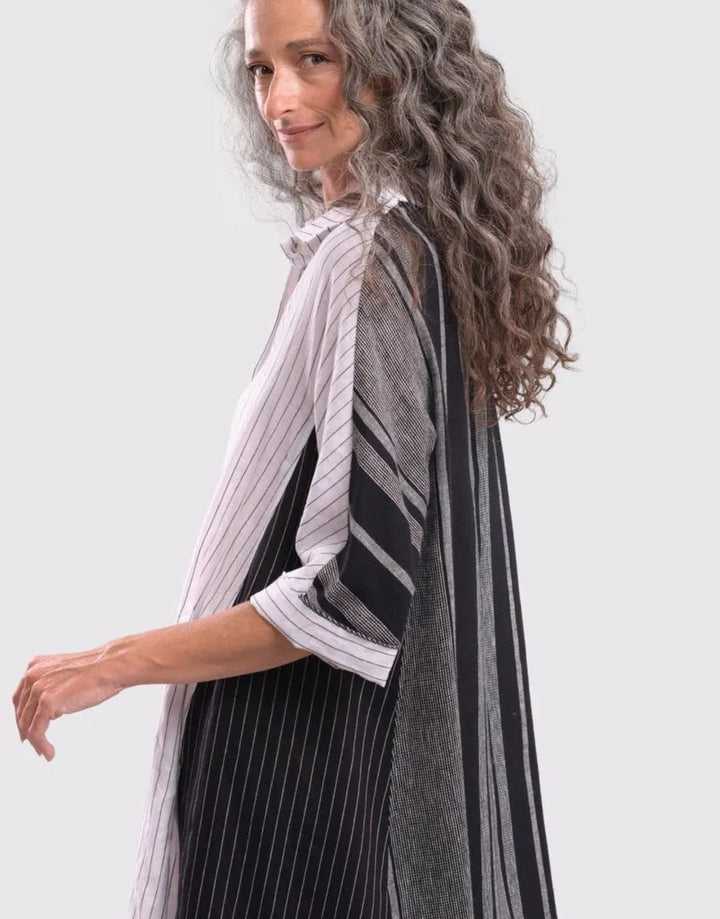 Melange Trapeze Maxi Dress, Multi