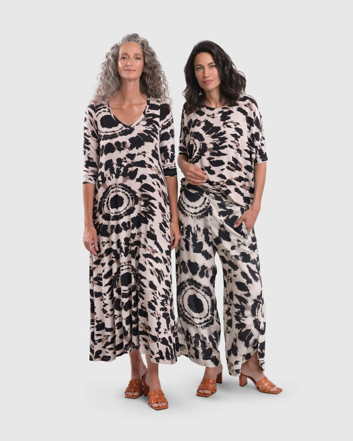 Dian Swing Maxi Dress, Tribal - Alembika Designer Women's Clothing