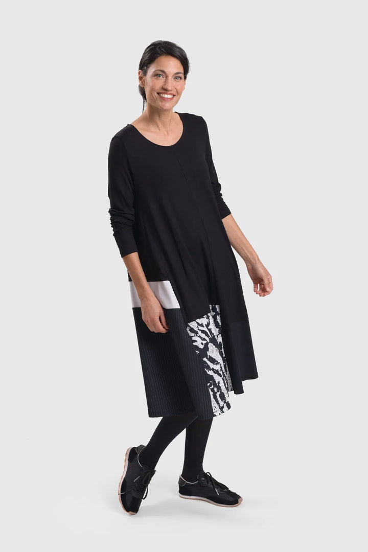 tekbika graffiti swing dress for women