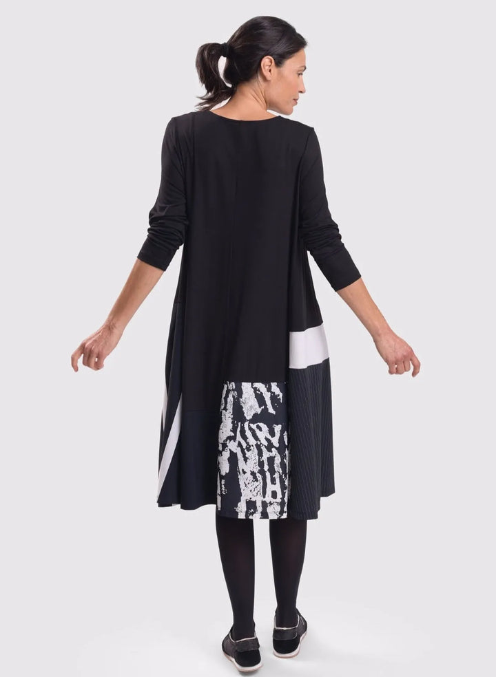 tekbika graffiti swing dress for women