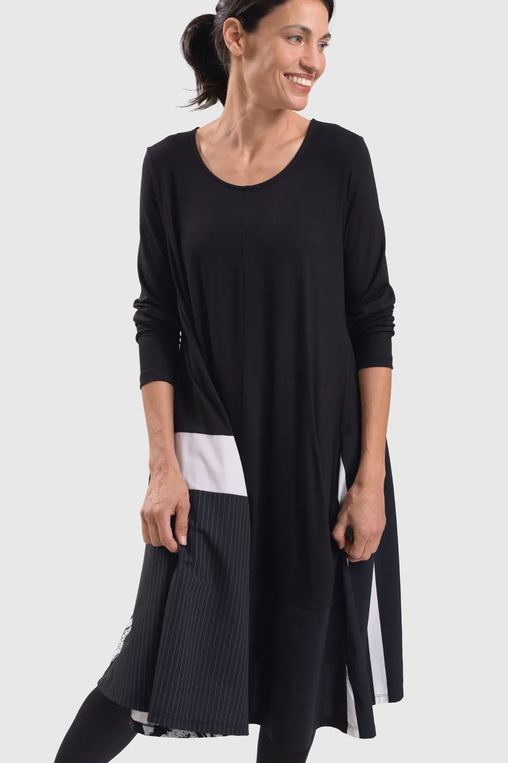 tekbika graffiti swing dress for women