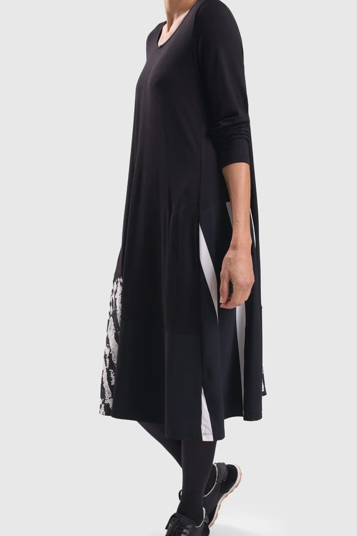 tekbika graffiti swing dress for women