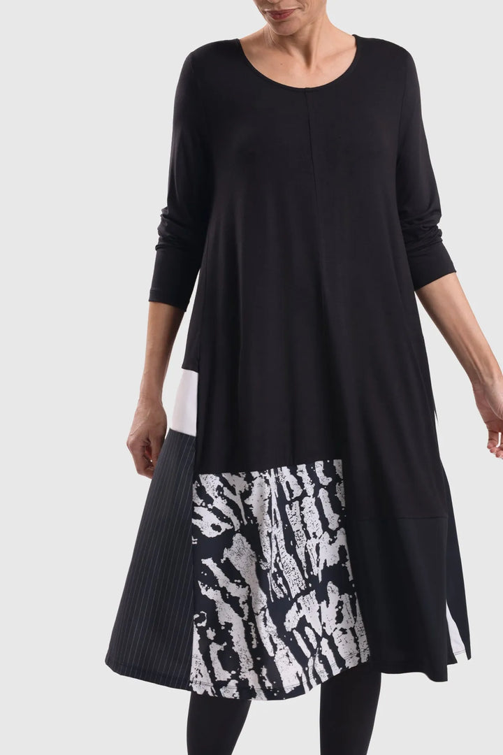 tekbika graffiti swing dress for women