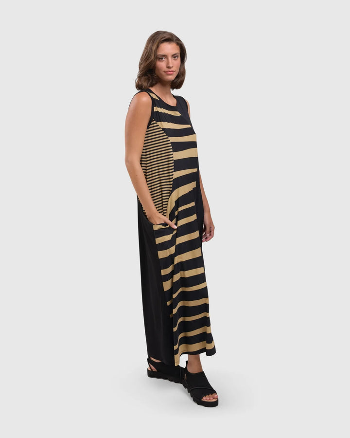 Tekbika Wave Maxi Dress, Dunes