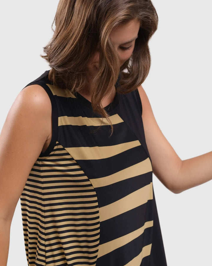 Tekbika Wave Maxi Dress, Dunes