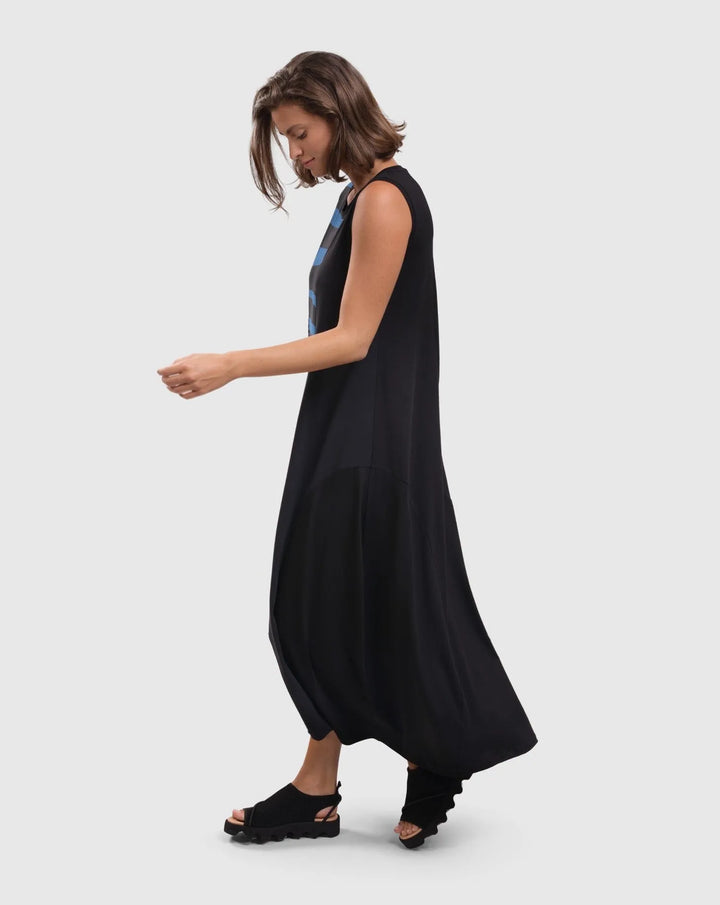 Tekbika Wave Maxi Dress, Ocean
