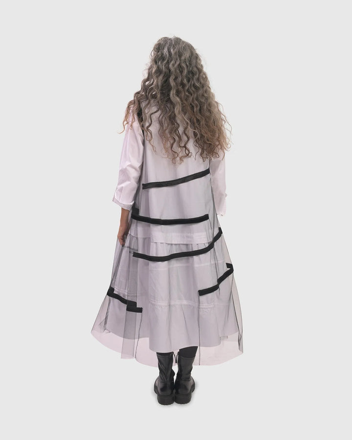 Urban Tulle Maxi Dress, Black