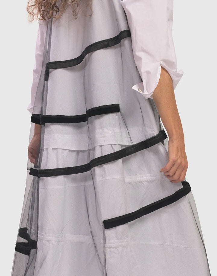 Urban Tulle Maxi Dress, Black