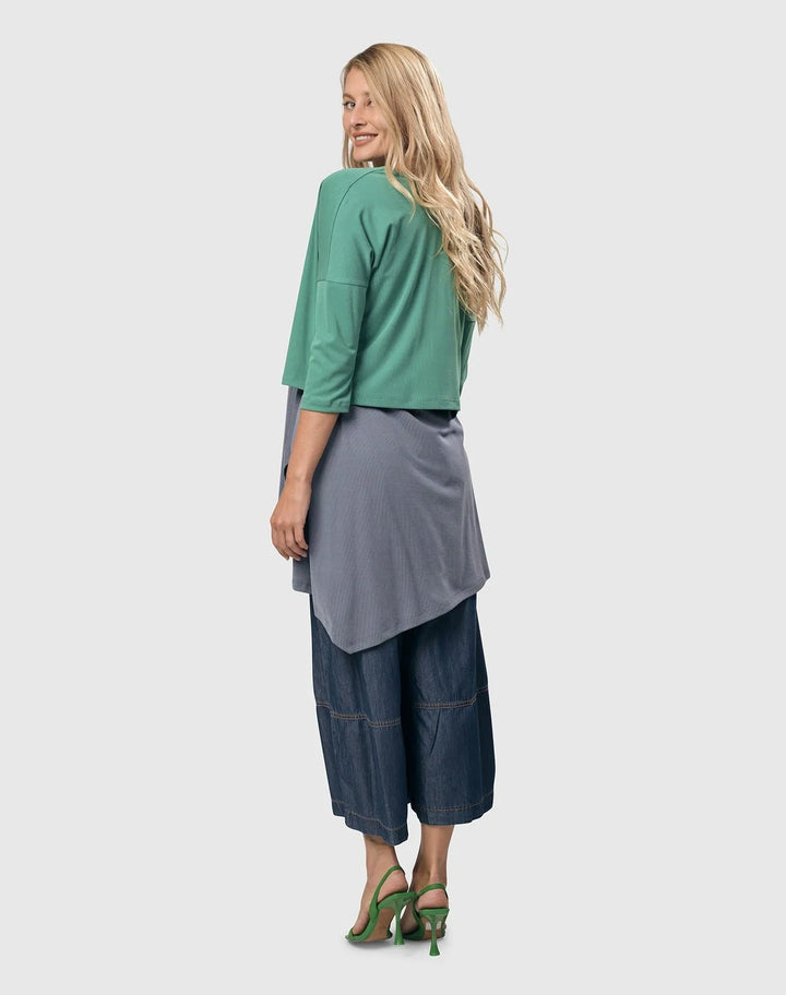 Rancho Chambray Gauchos, Denim Blue