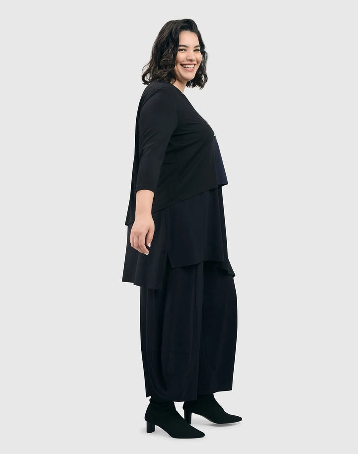 Essential Punto Pants, Tall, Black