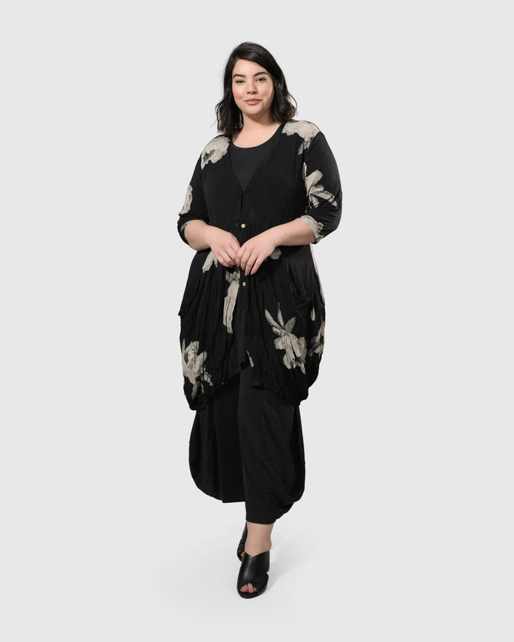 Quinn Crinkle Wonderful Jacket, Roses