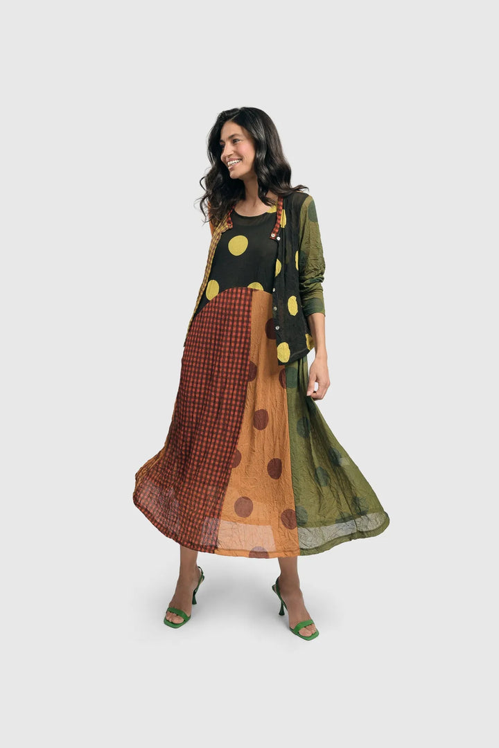 Molly Soft Tulle Sleeveless Maxi Dress, Mix