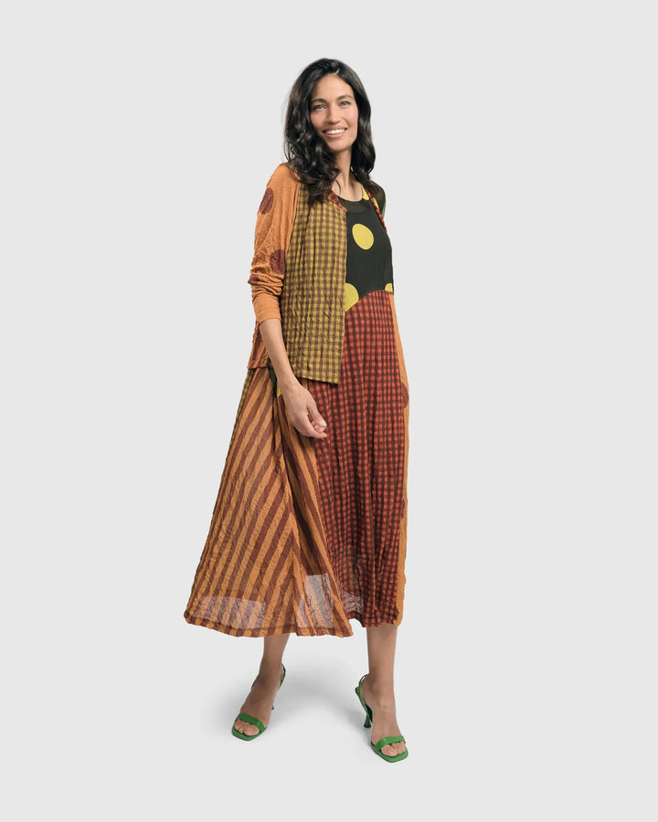 Molly Soft Tulle Sleeveless Maxi Dress, Mix