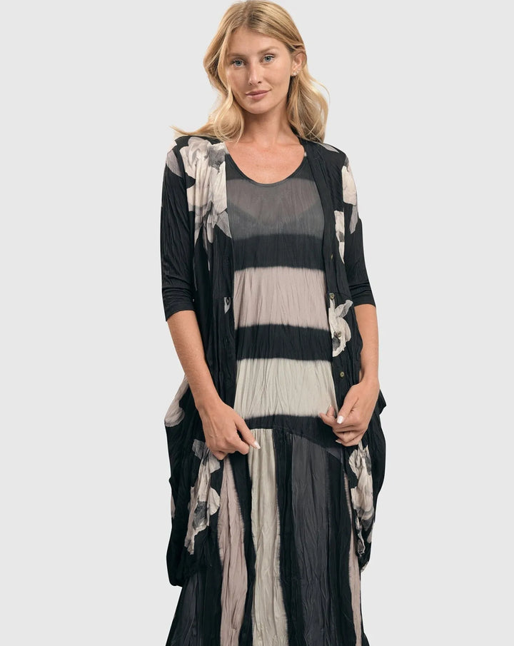 Charlie Crinkle Tank Dress, Stripe