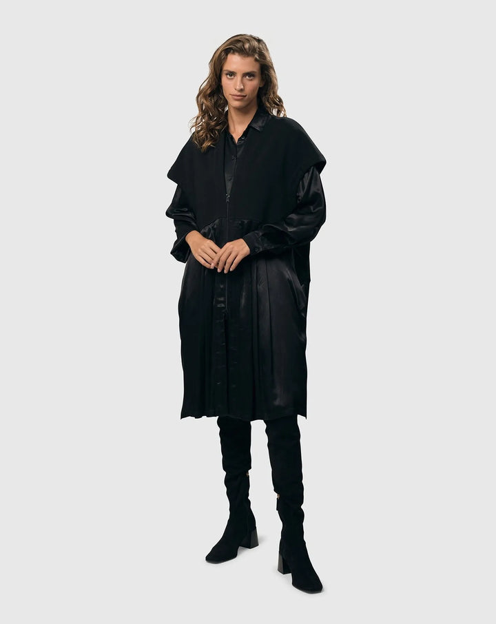 Urban Zip Vest Jacket, Black