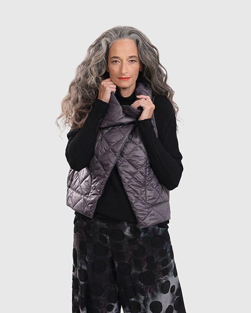 Echo Punto Pants, Smoke - Alembika Designer Women's Clothing