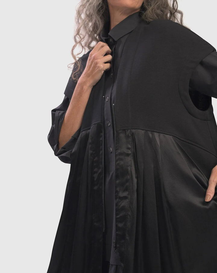 Urban Zip Vest Jacket, Black