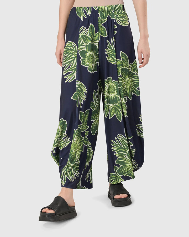 Paradise Punto Pants, Royal/green
