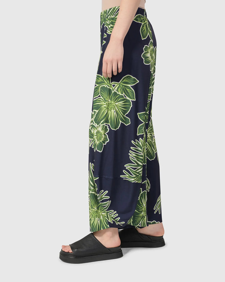 Paradise Punto Pants, Royal/green