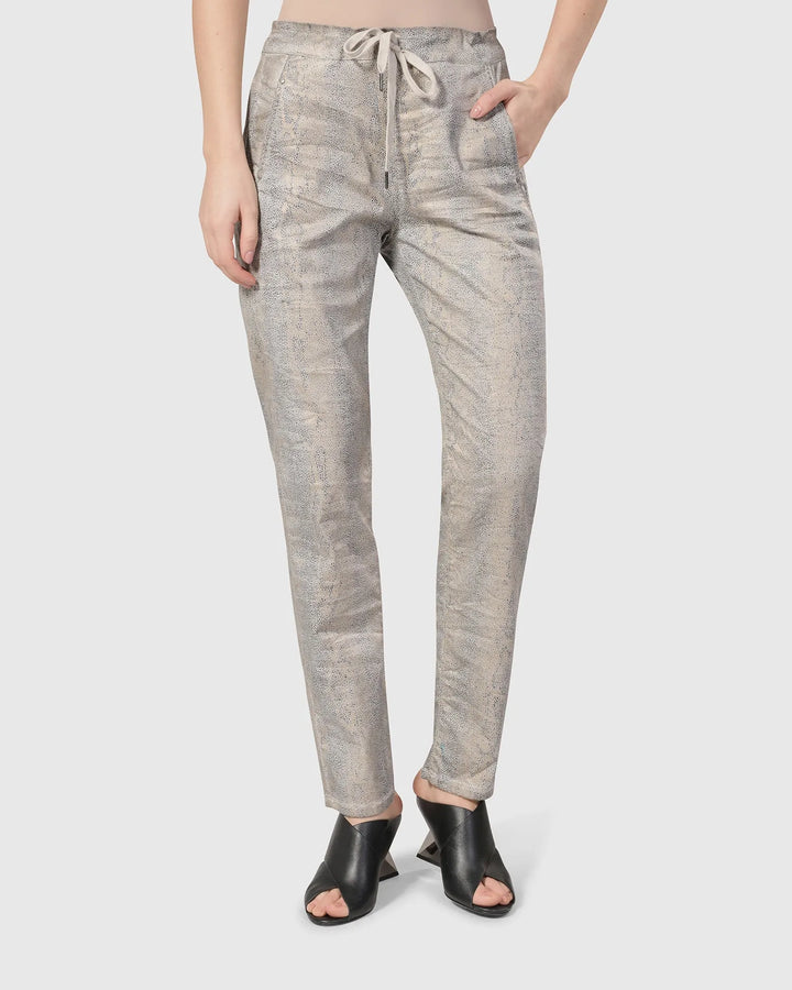 Snake Iconic Stretch Jeans, Ecru