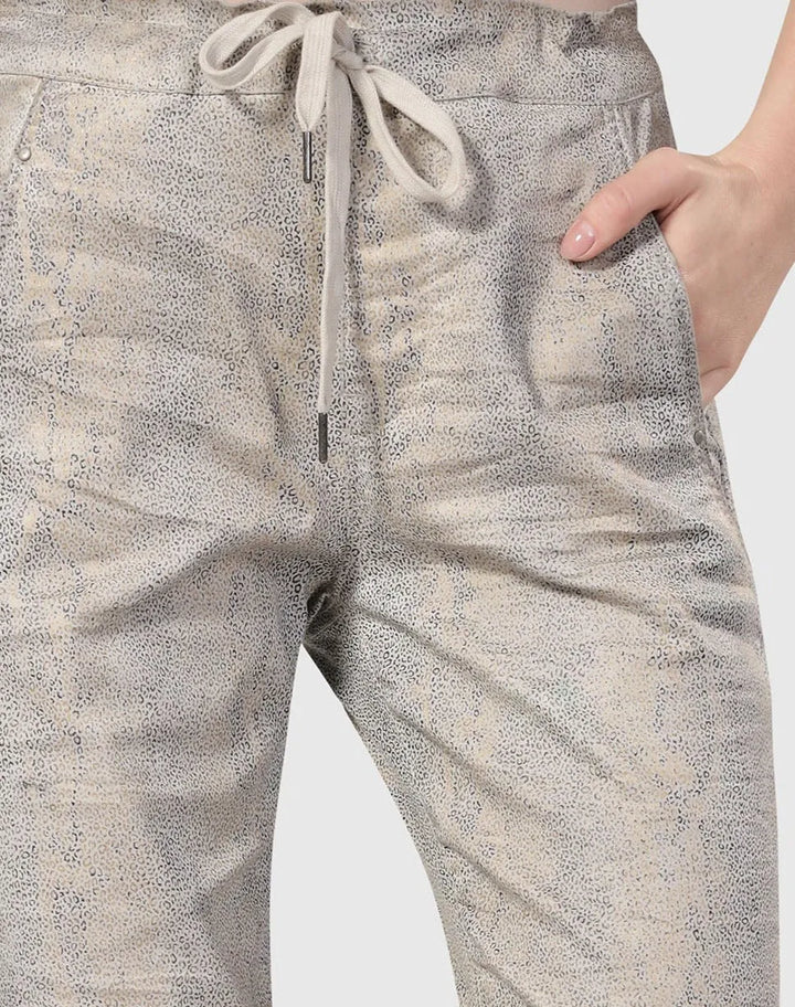 Snake Iconic Stretch Jeans, Ecru