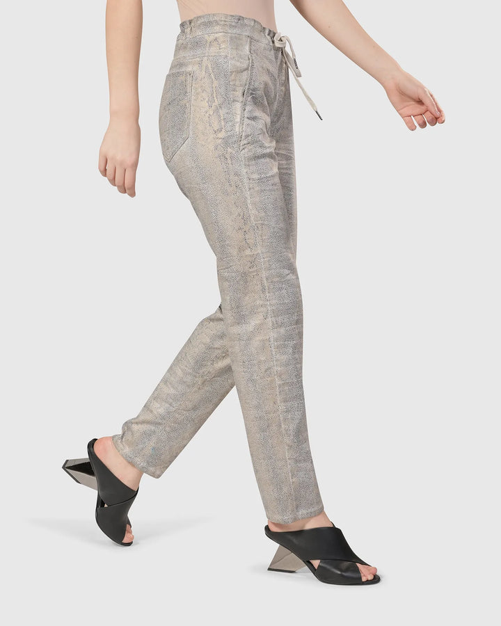 Snake Iconic Stretch Jeans, Ecru