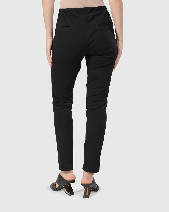 Urban Metropolitan Slim Trousers, Black