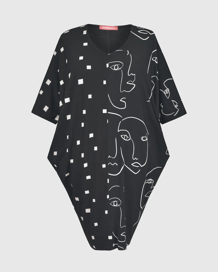 Jax Dolman Midi Dress, Mix